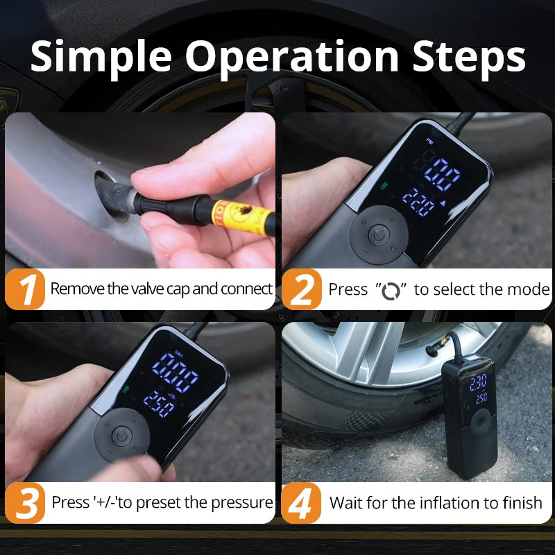 Smart Air Pump Pro - Wireless Tire Inflator